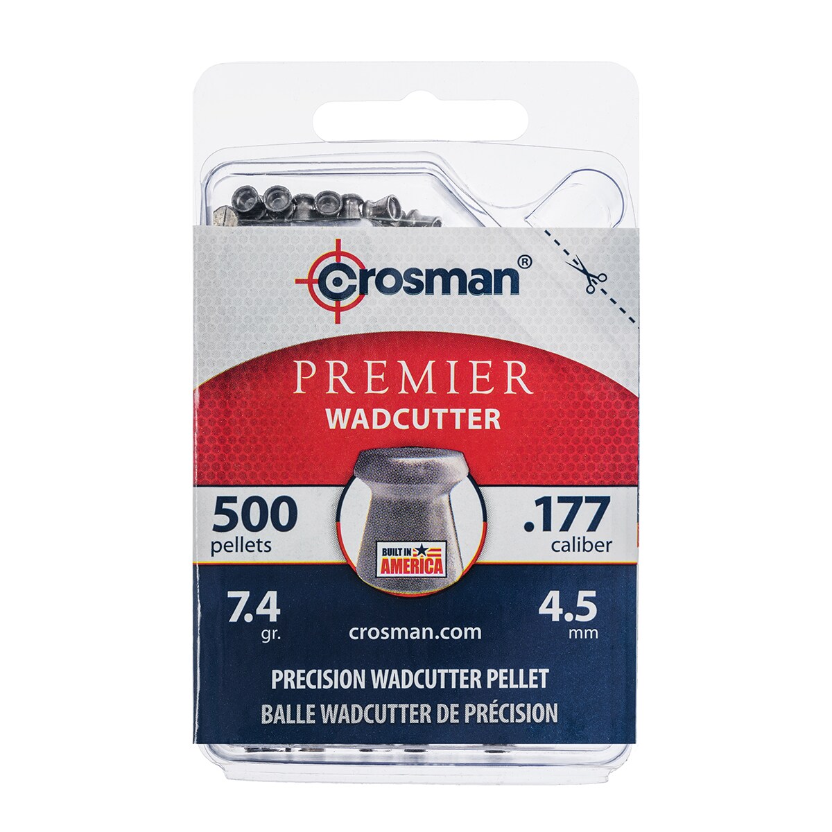 Śrut Crosman Wadcutter 4,5 mm 500 szt.