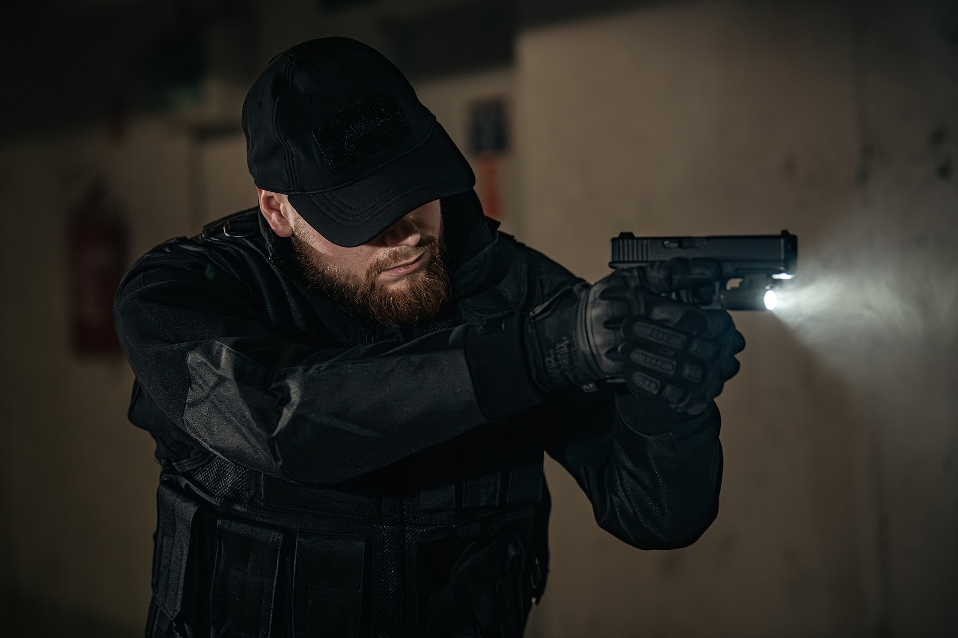 Czapka z daszkiem Helikon Winter Shark Skin - Black