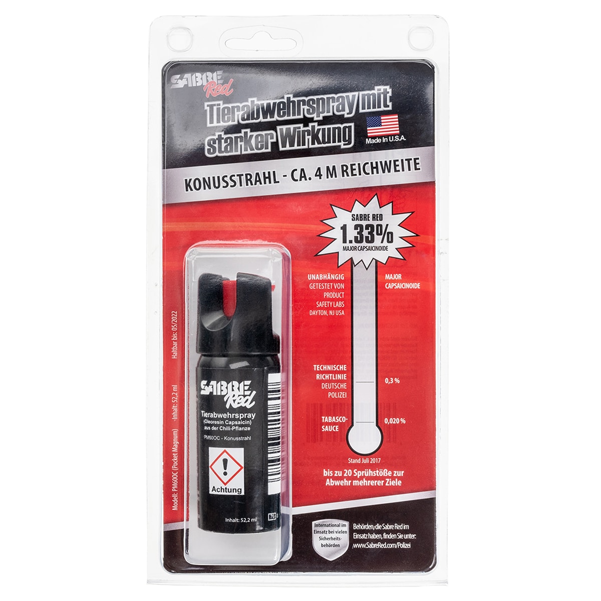 Gaz pieprzowy Sabre Red Magnum-60 53 ml - stożek