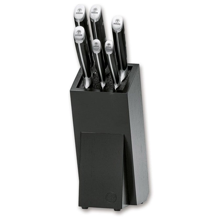 Набір з 6 кухонних ножів Boker Forge 2.0 - Black 