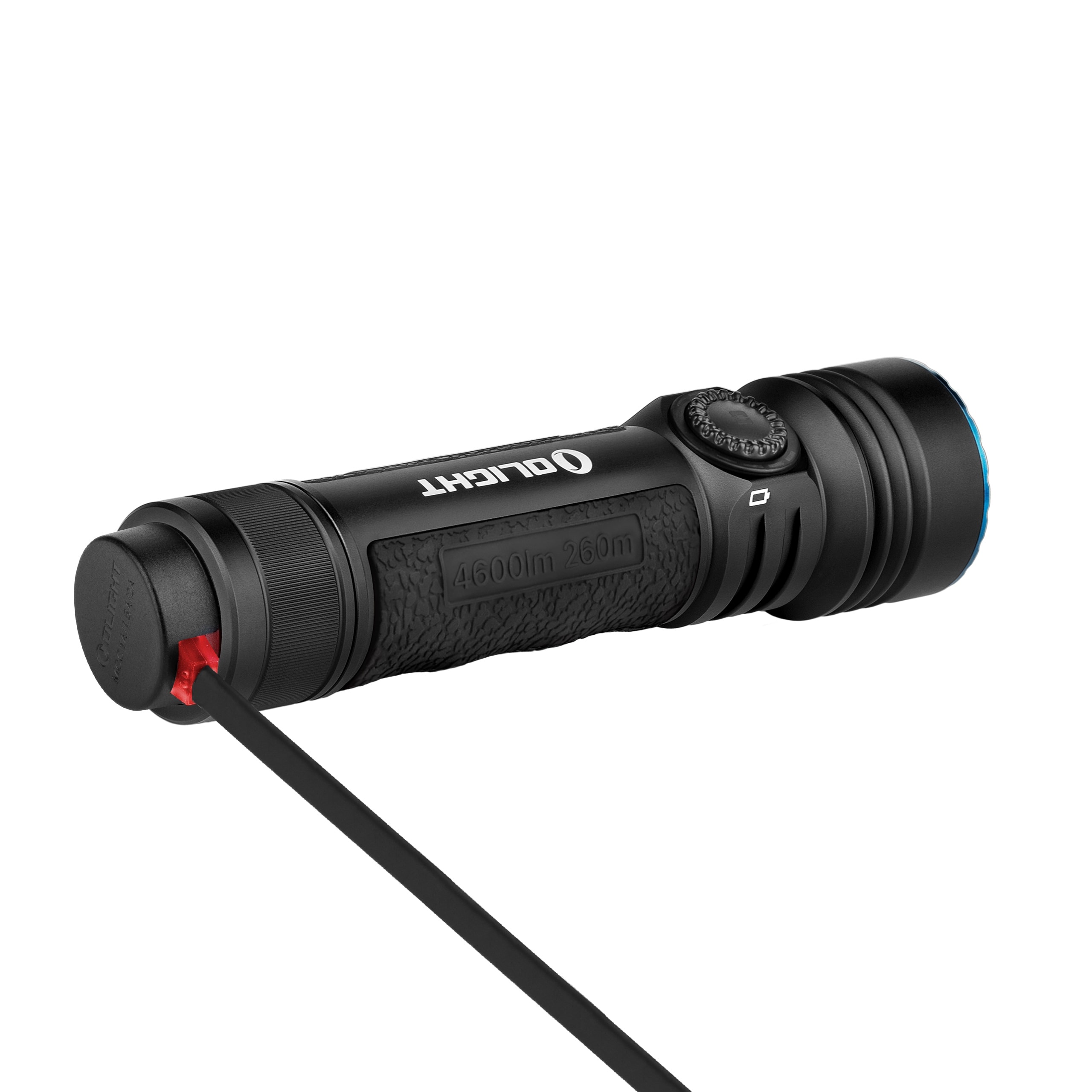 Latarka taktyczno-poszukiwawcza Olight Seeker 4 Pro Cool White Matte Black - 4600 lumenów