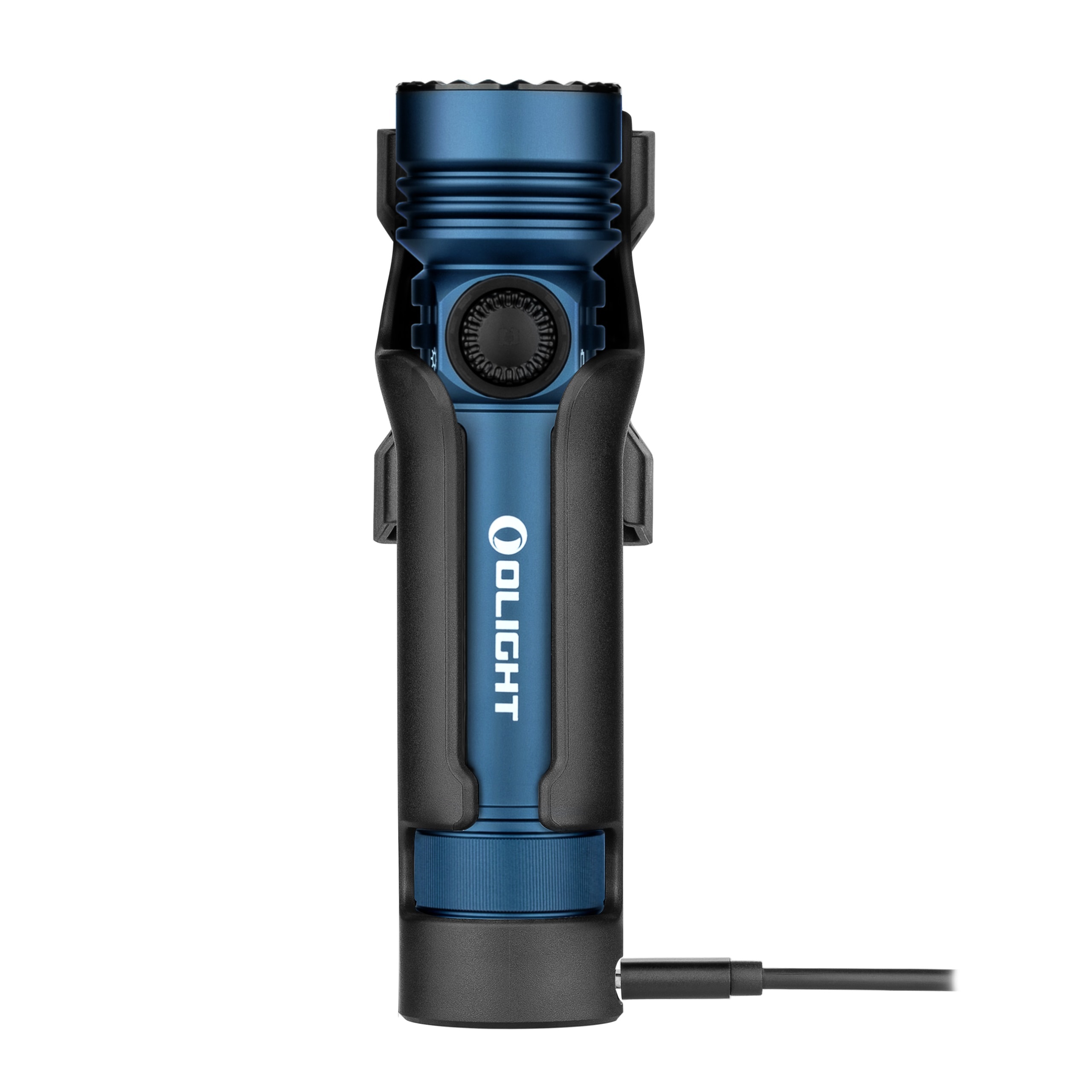 Latarka taktyczno-poszukiwawcza Olight Seeker 4 Pro Cool White Midnight Blue - 4600 lumenów