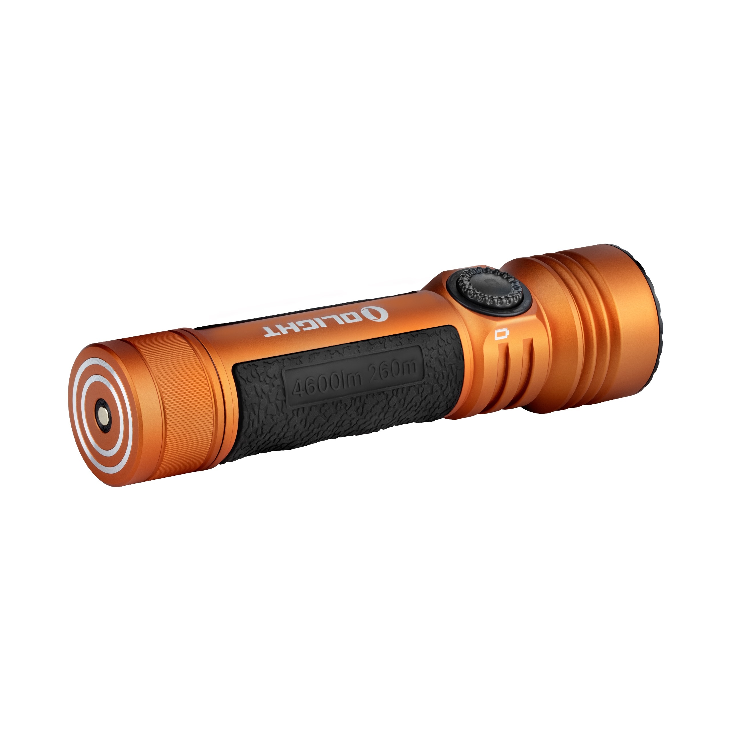 Olight Seeker 4 Pro Cool White Orange Tactical Search Flashlight - 4600 lumens