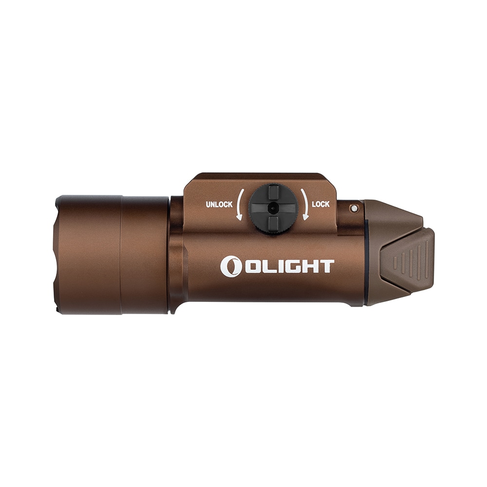 Тактичний ліхтарик для зброї Olight PL Turbo Valkyrie - Desert Tan - 800 люменів