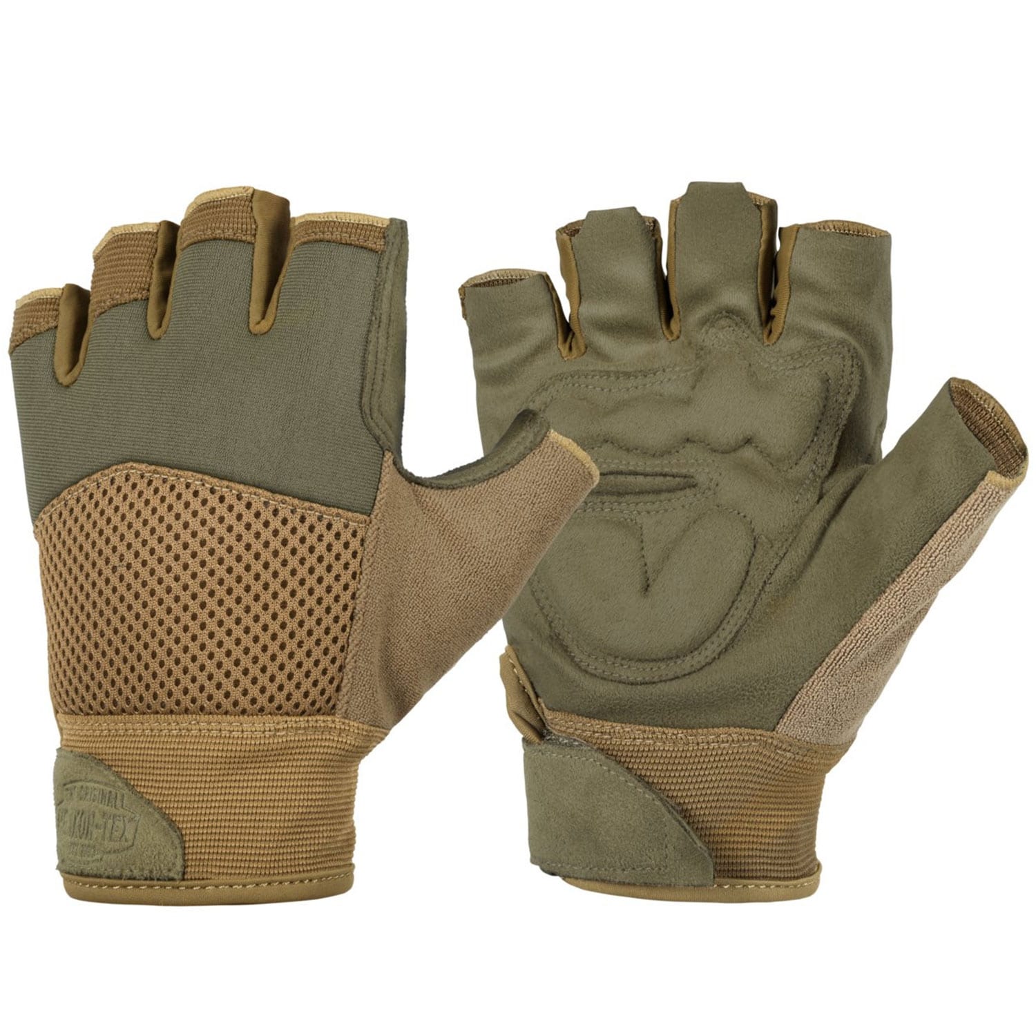 Рукавиці Helikon-Tex Half Finger Mk2 - Olive Green/Coyote