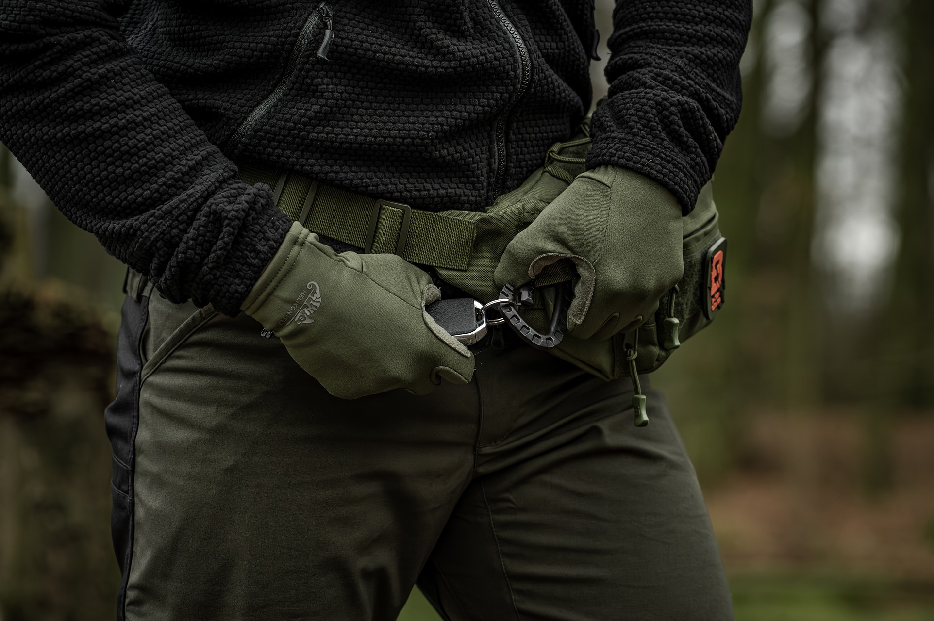 Rękawice Helikon Tracker Outback Gloves - Olive Green