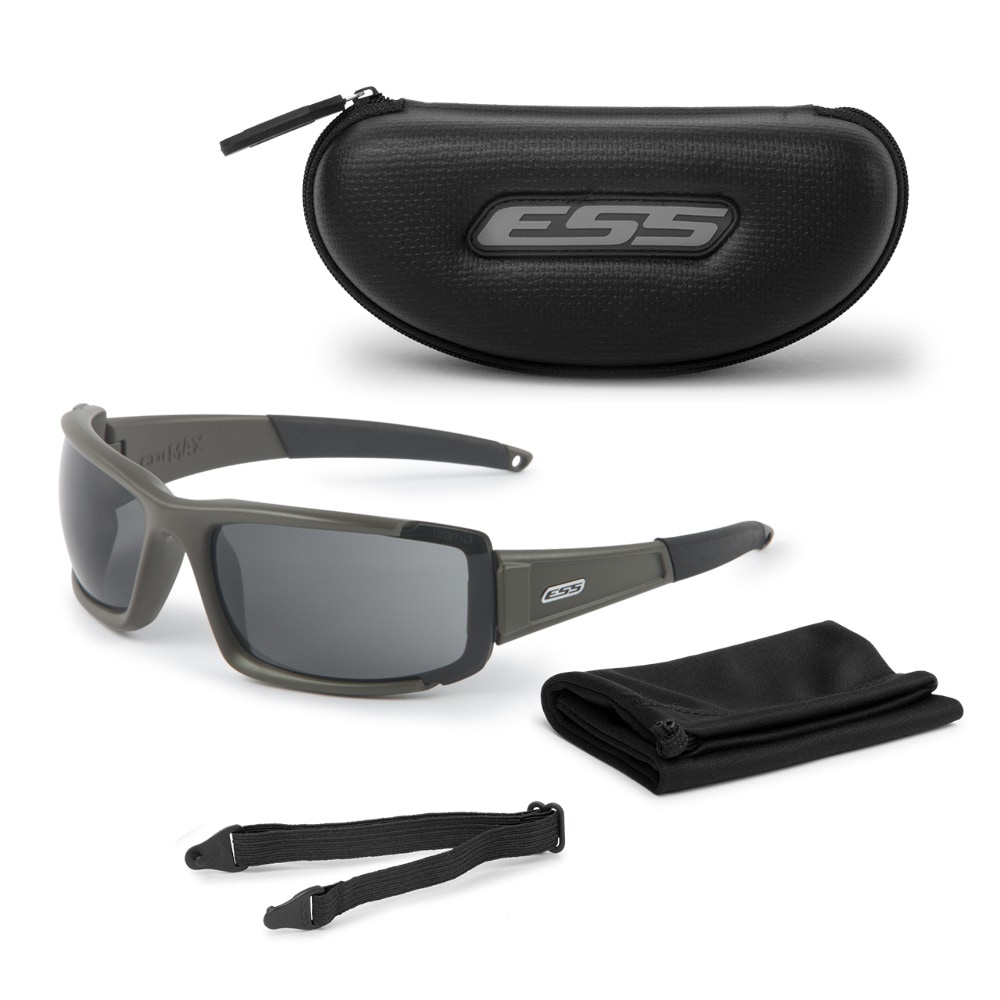 Тактичні окуляри ESS CDI MAX - Matte Olive/Smoke Gray 