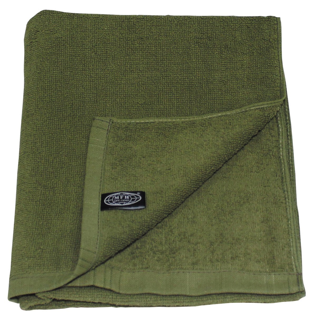 Ręcznik bawełniany MFH Terry OD green - 110 x 50 cm 