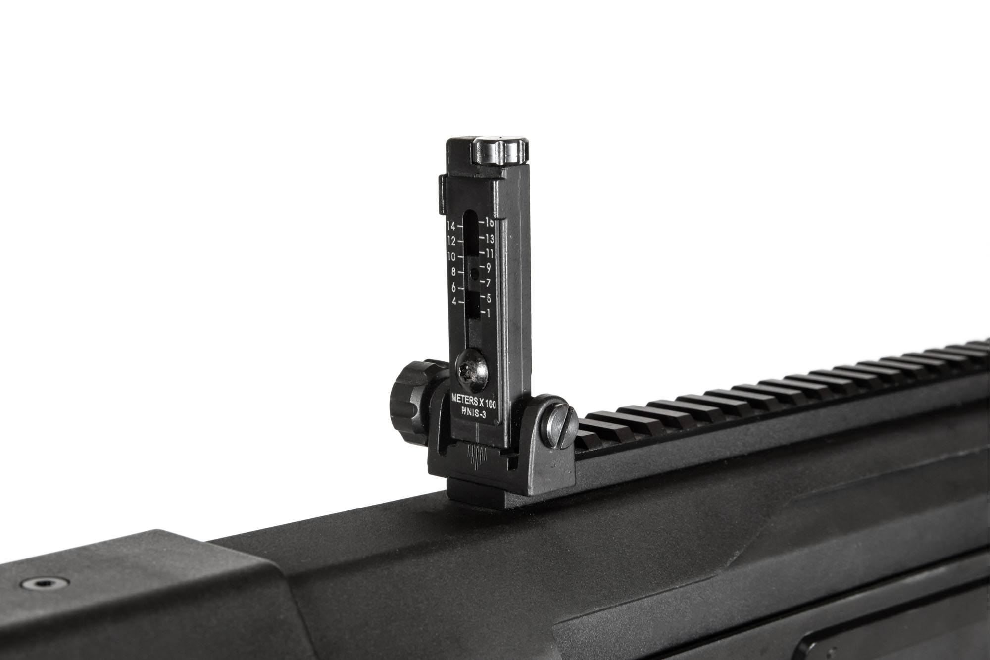 Karabin snajperski ASG Snow Wolf SW-024S z dwójnogiem i lunetą - czarny 