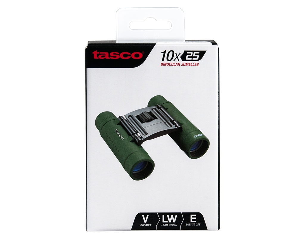 Бінокль Tasco Essentials 10x25 Green