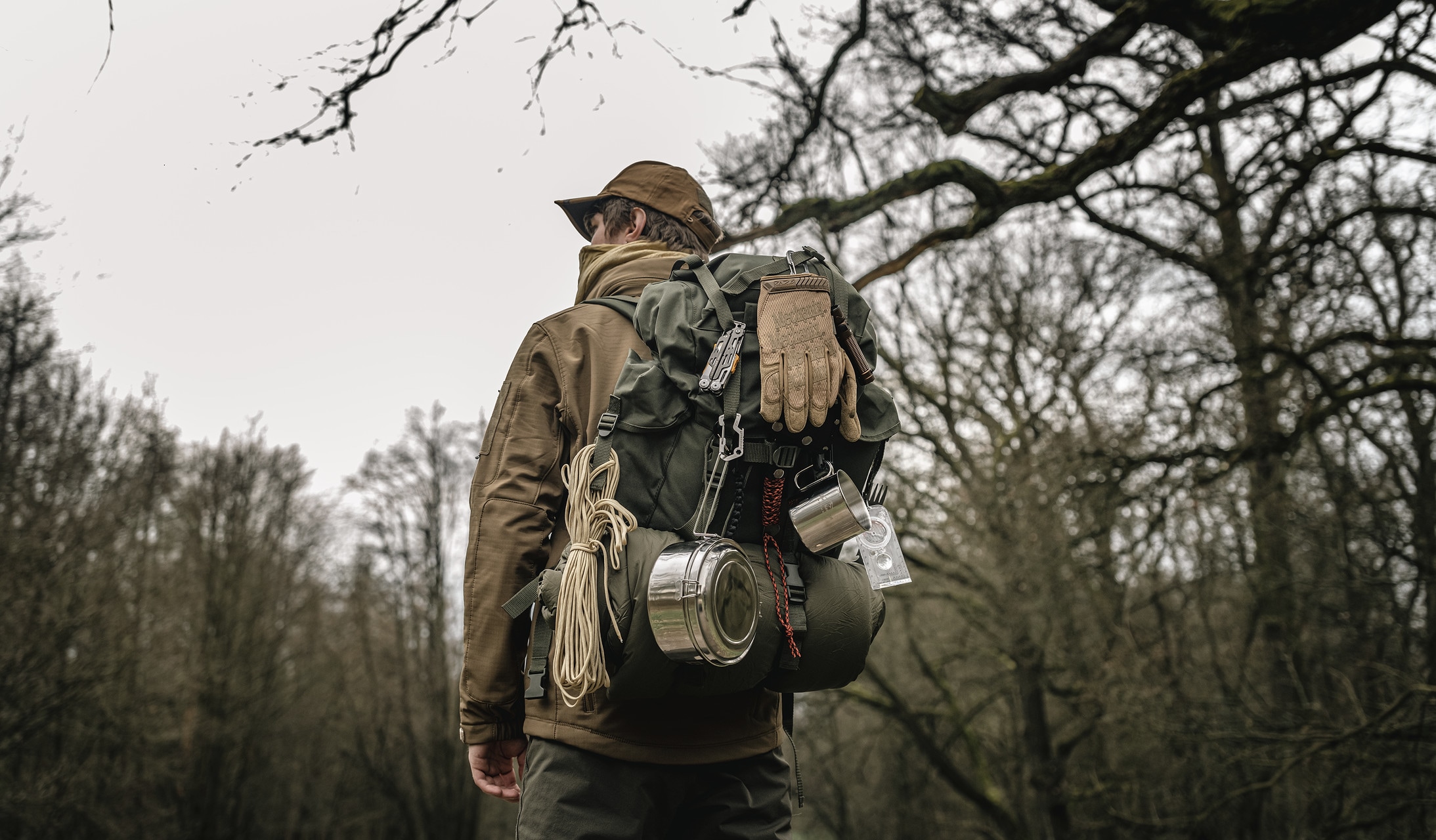 Linka spadochronowa Paracord Badger Outdoor 550 30 m - Coyote