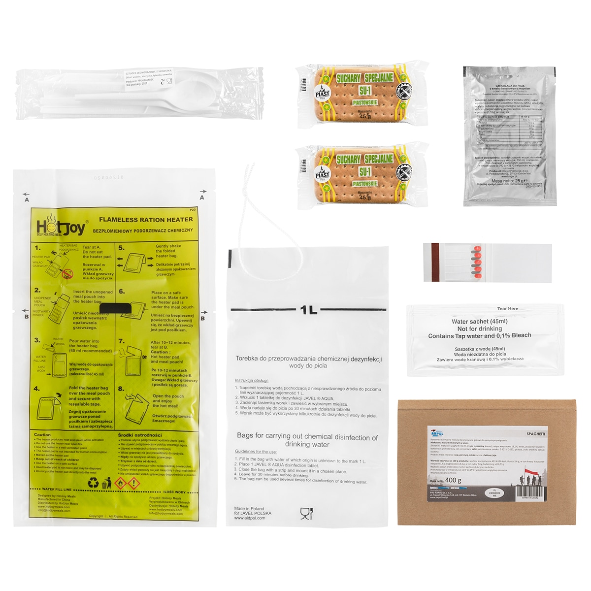 Strzelecki pakiet żywnościowy Arpol SPŻ3SH - spaghetti 300 g