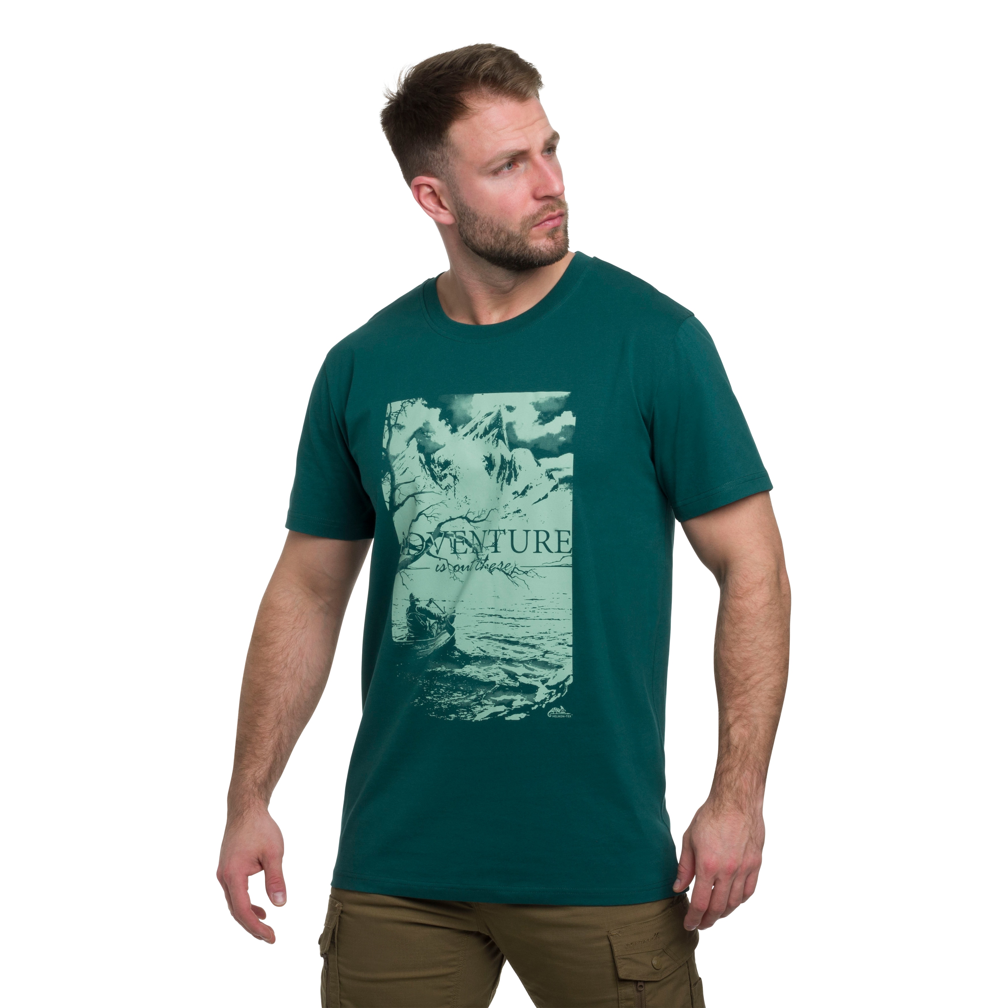 Футболка T-shirt Helikon-Tex Adventure is out there - Dark Azure