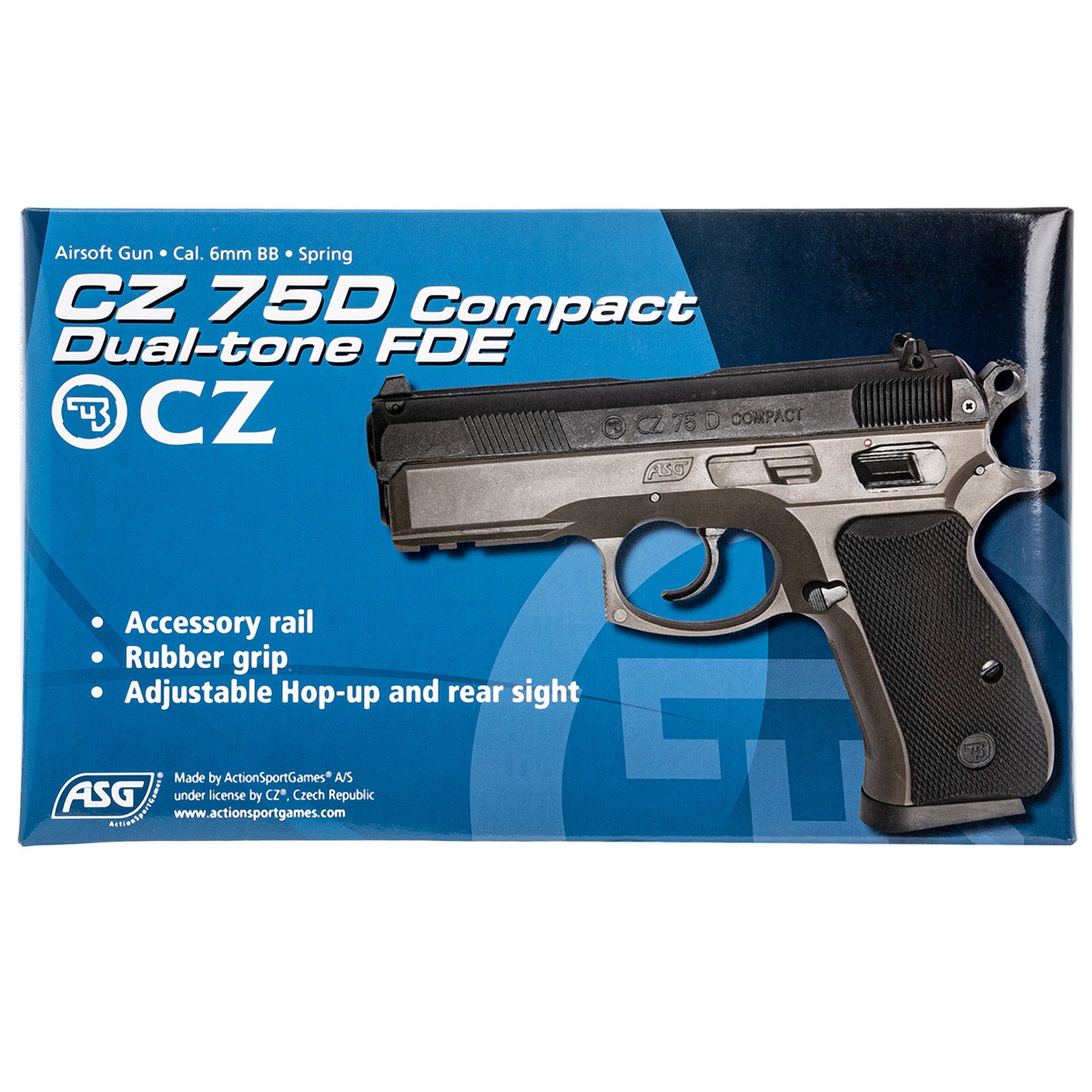 Пістолет ASG CZ 75D Compact - Flat Dark Earth