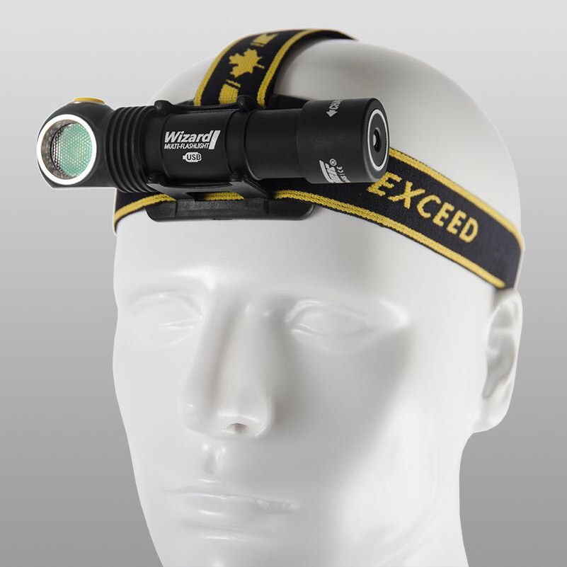 Armytek Wizard Magnet USB XP-L White налобний і кутовий ліхтар - 1000 люмен (F05401SC) T