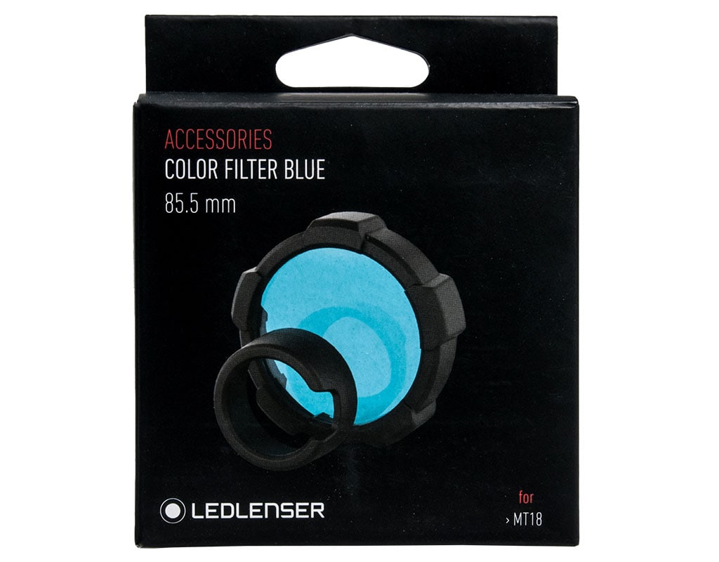 Filtr barwny do latarki Ledlenser MT18 - niebieski