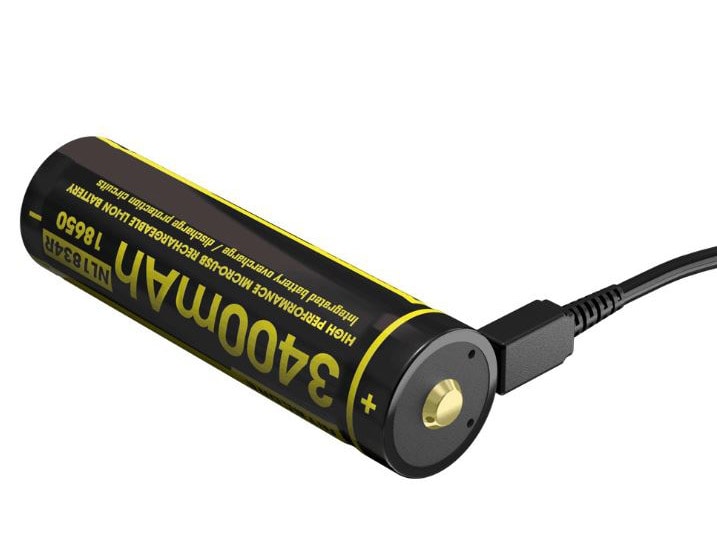 Akumulator Nitecore 18650 MicroUSB - 3400mAh 