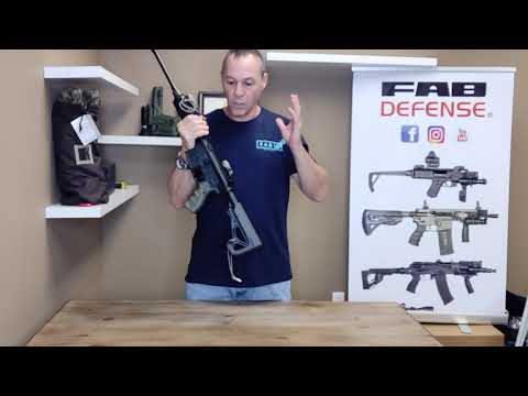 Складана пістолетна рукоятка FAB Defense AGF-43S для гвинтівок M16/M4/AR15