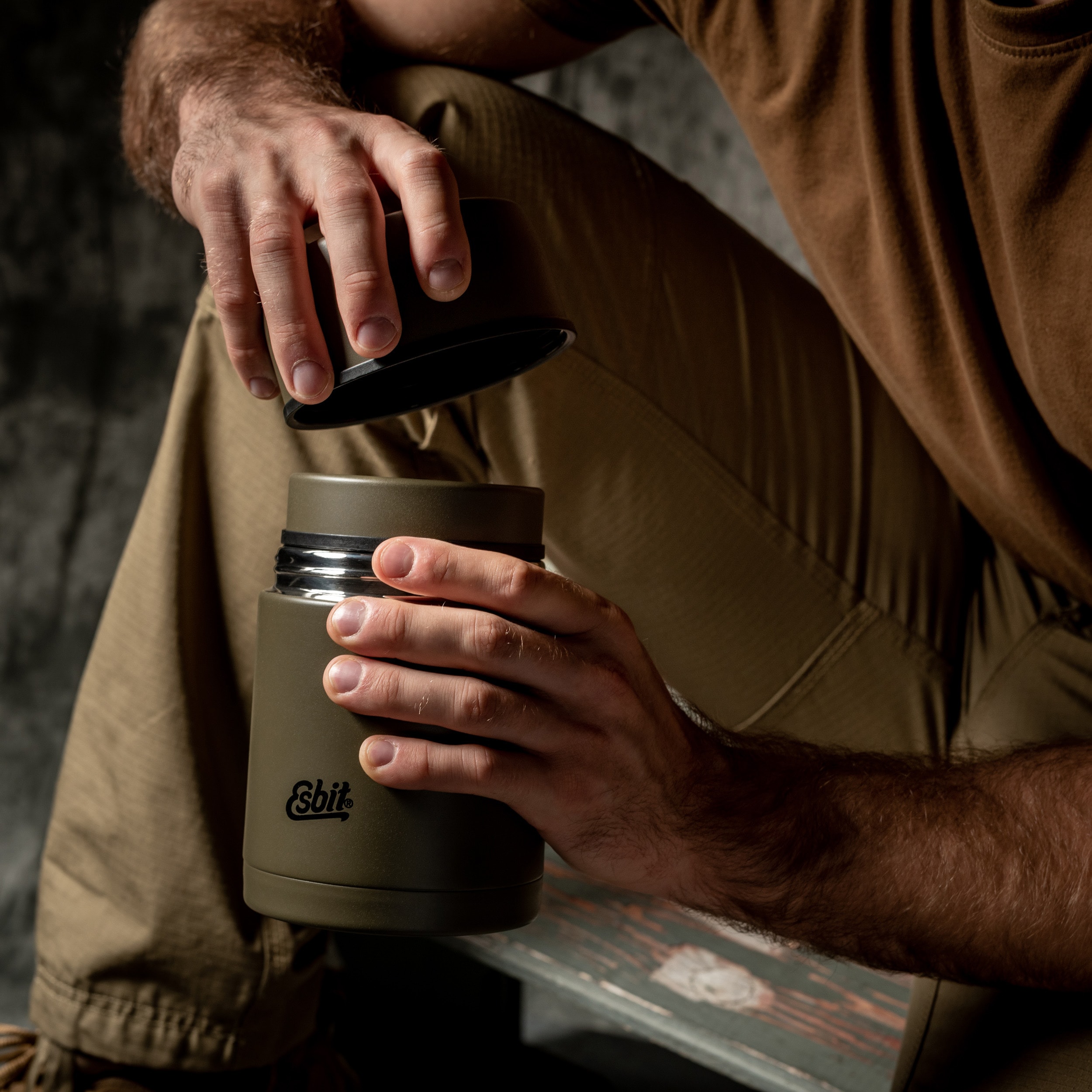 Termos obiadowy Esbit Food Jug 750 ml - Olive Green