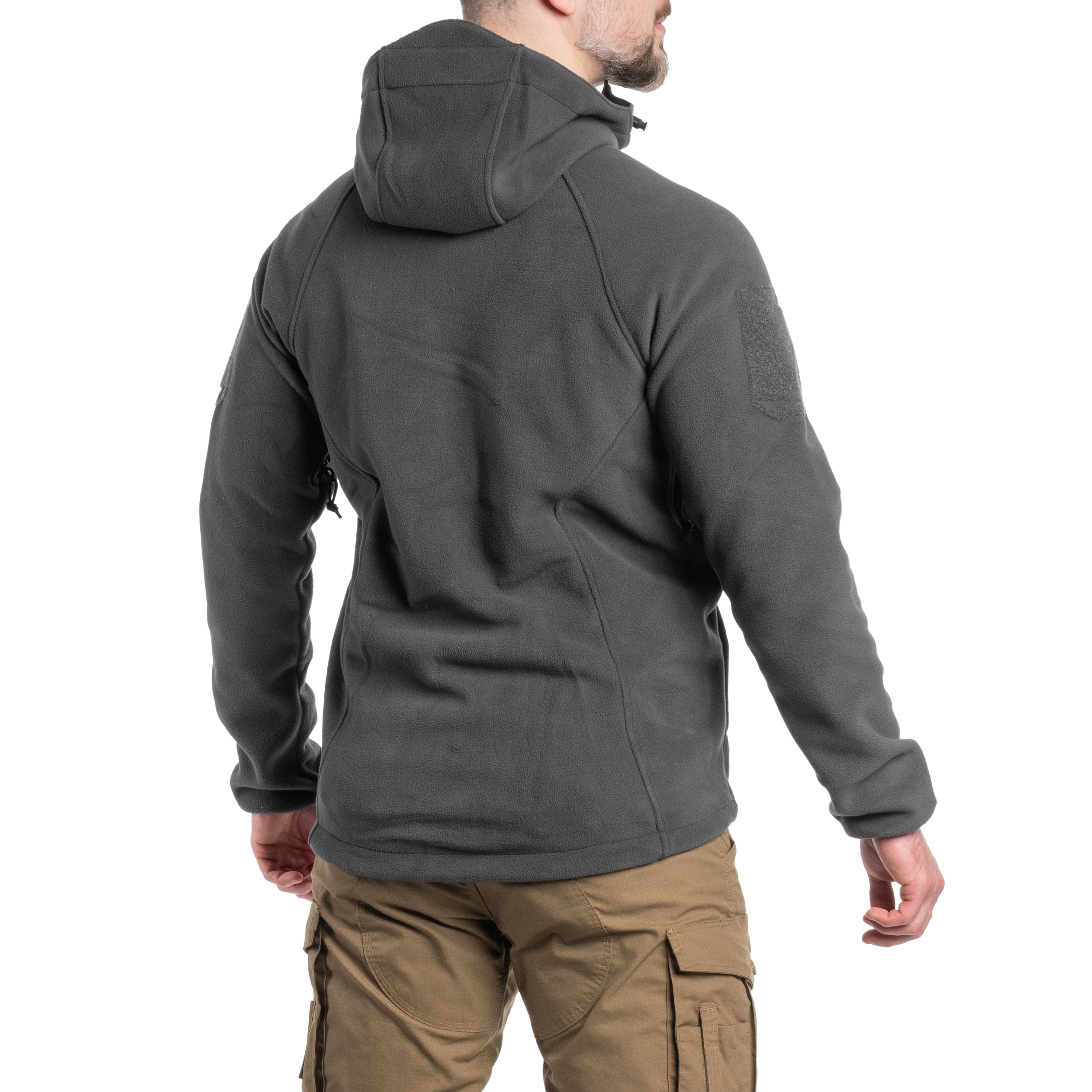 Polar Helikon Patriot Mk2 Hybrid Fleece - Shadow Grey/Black