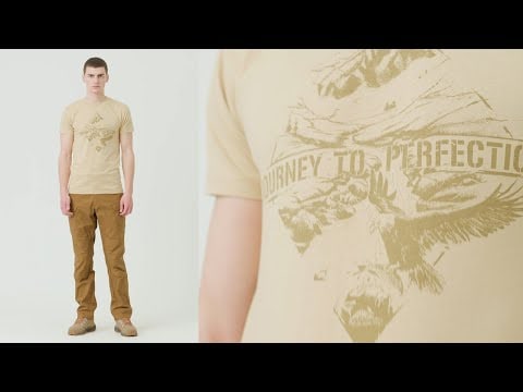 Футболка T-shirt Helikon Mountain Stream - Хакі