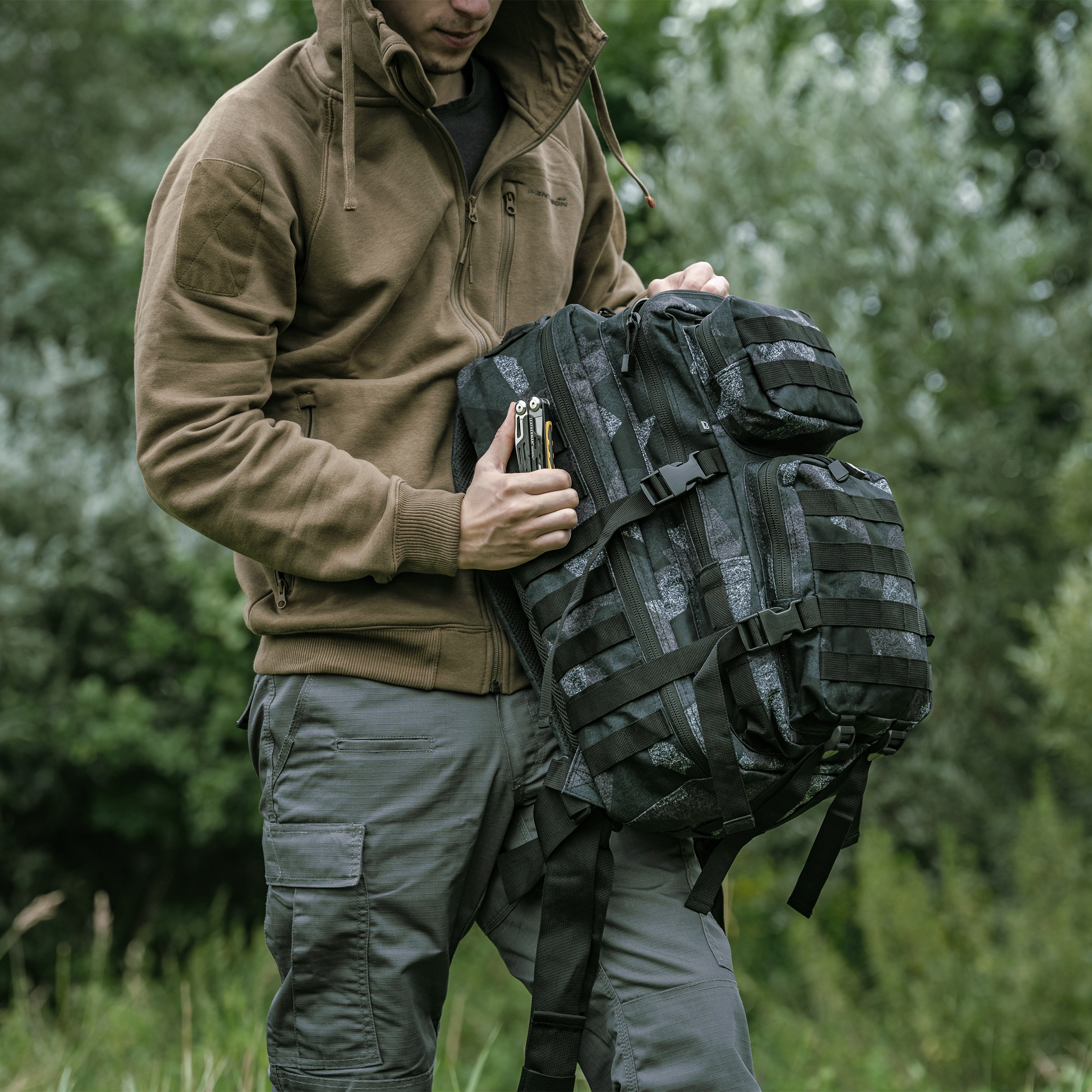 Plecak Brandit US Cooper 40 l Night Camo