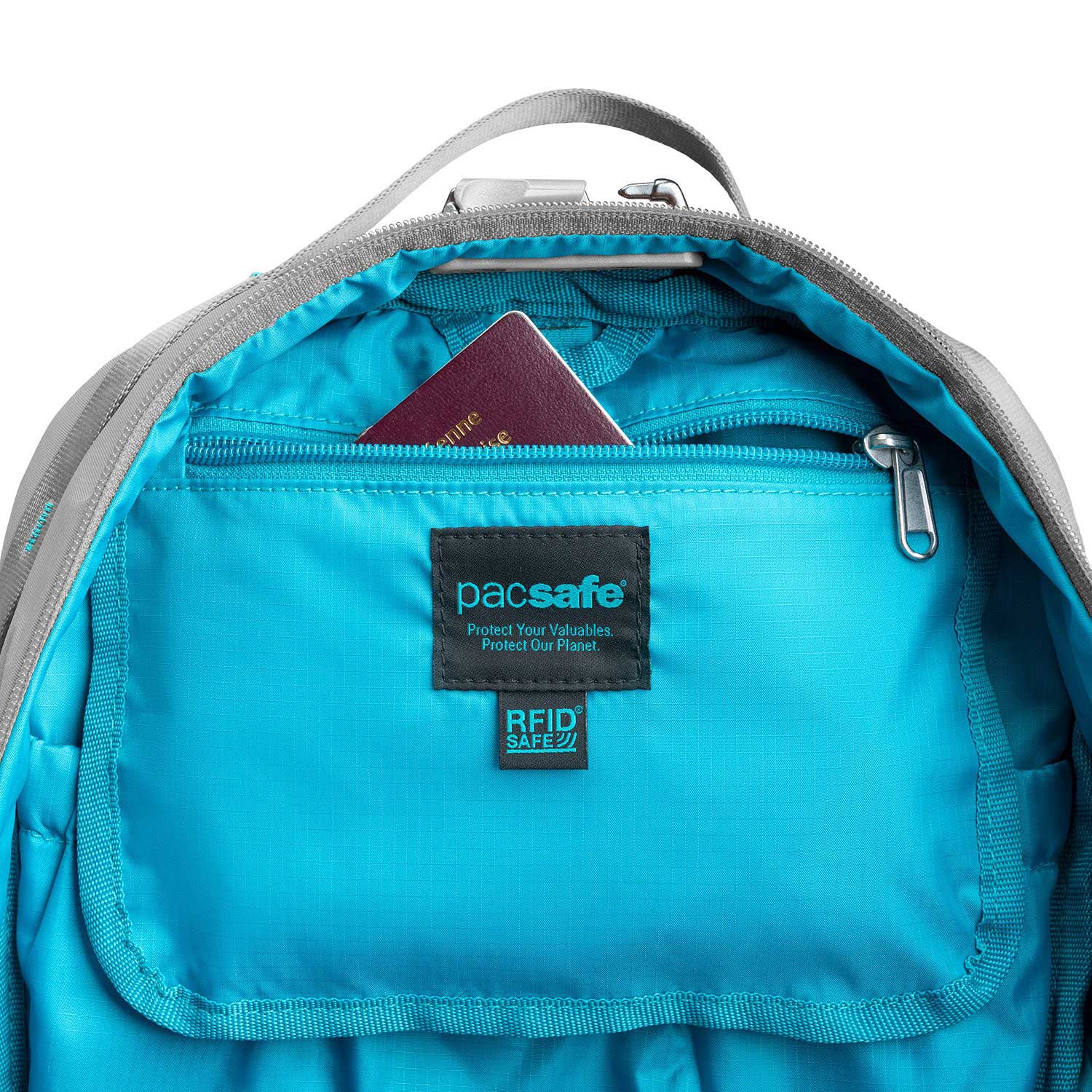 Plecak antykradzieżowy Pacsafe Eco 18 l - Gravity Gray