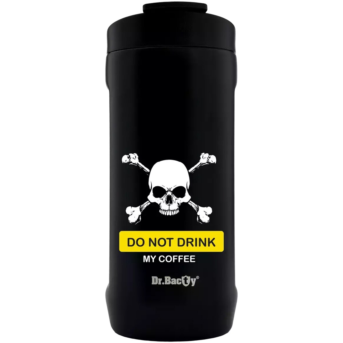 Kubek termiczny Dr. Bacty Notus Do not drink 360 ml - Czarny