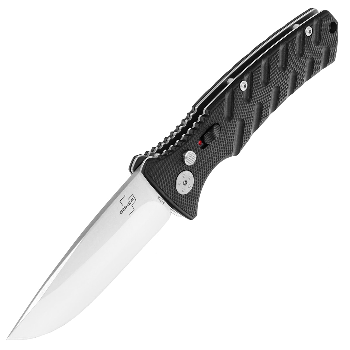 Nóż sprężynowy Boker Plus Strike Drop-Point - Black
