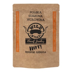 Suszona wołowina Wild Willy Beef Jerky smak hot! papryka 30 g