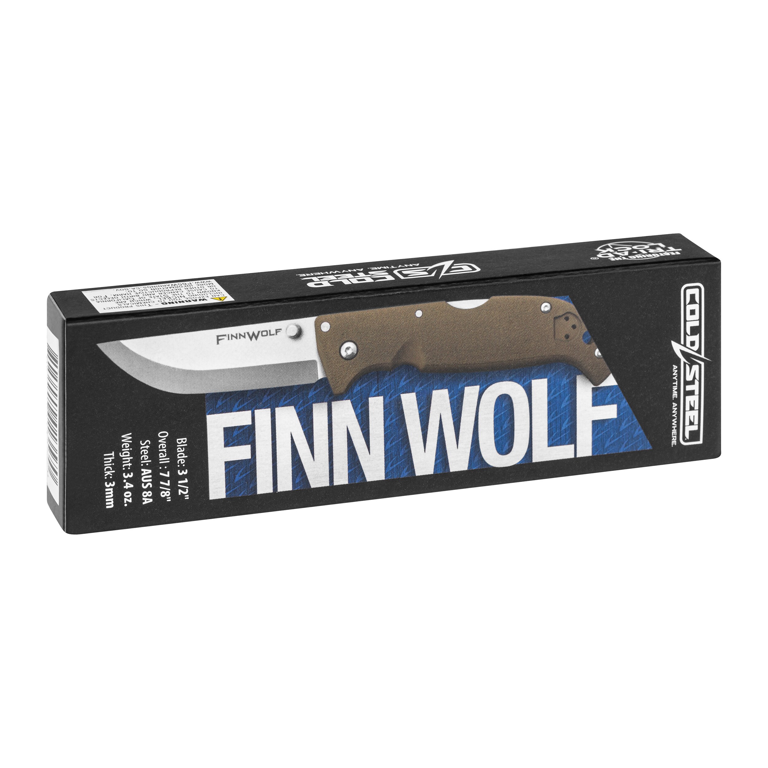Складаний ніж Cold Steel Finn Wolf AUS-8A - Olive