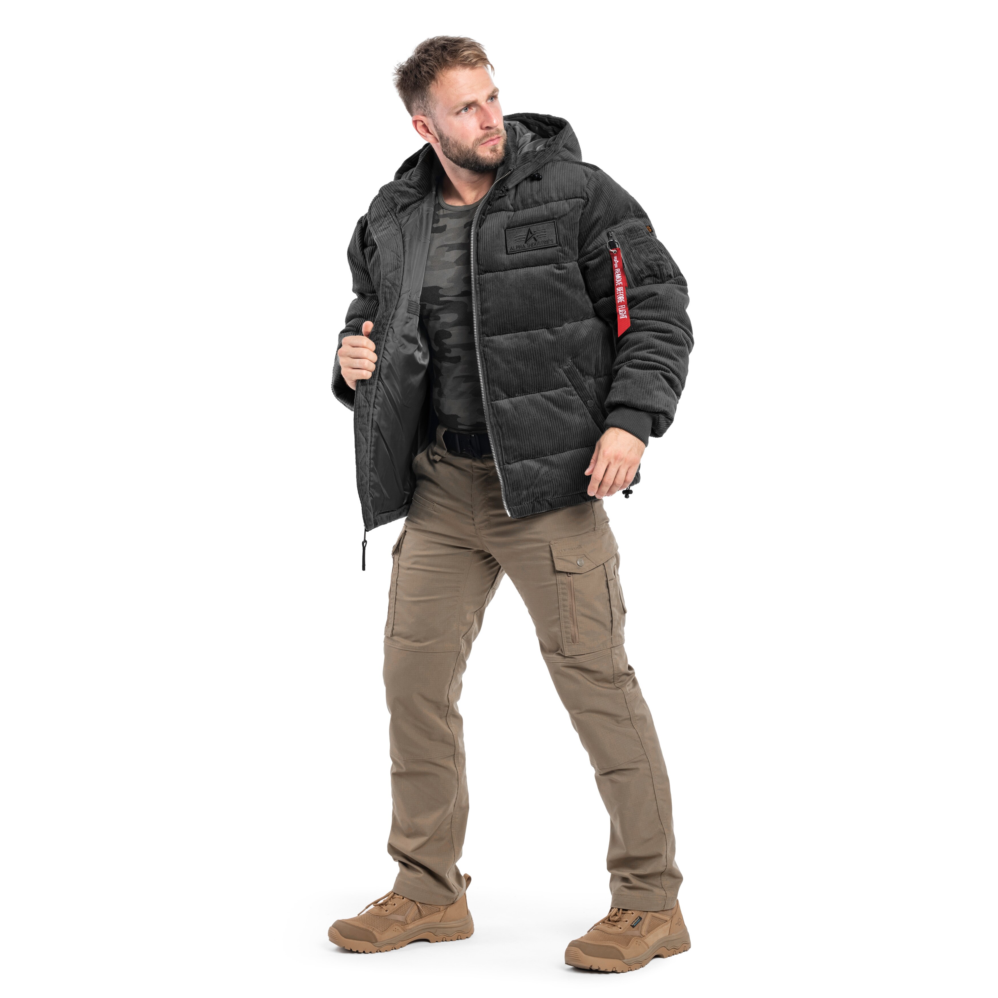 Куртка Alpha Industries Puffer Cord - Black