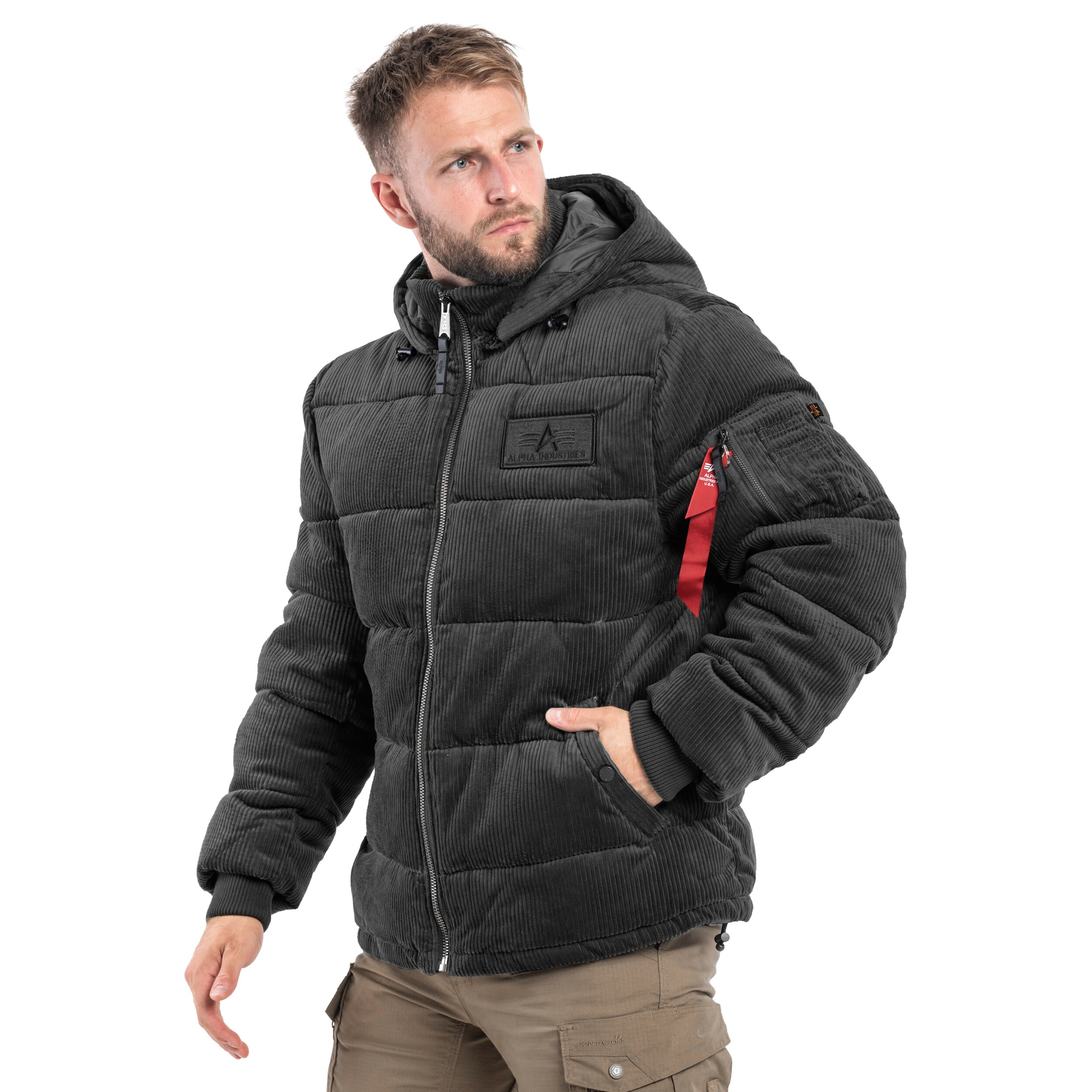 Куртка Alpha Industries Puffer Cord - Black