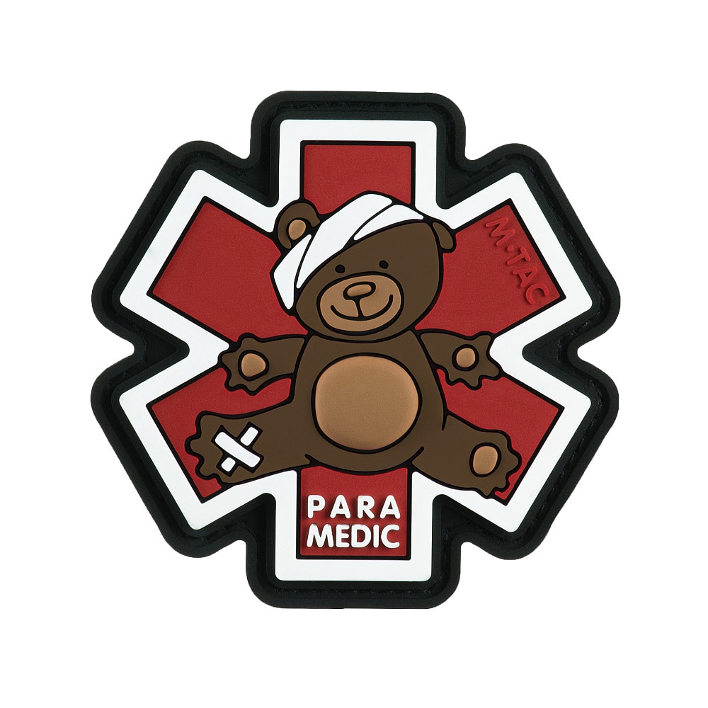 Naszywka M-Tac Paramedic Miś PVC - Brown/Black