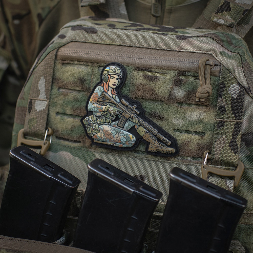 Нашивка M-Tac Tactical Girl No.2 Yakuza Redhead PVC - MultiCam