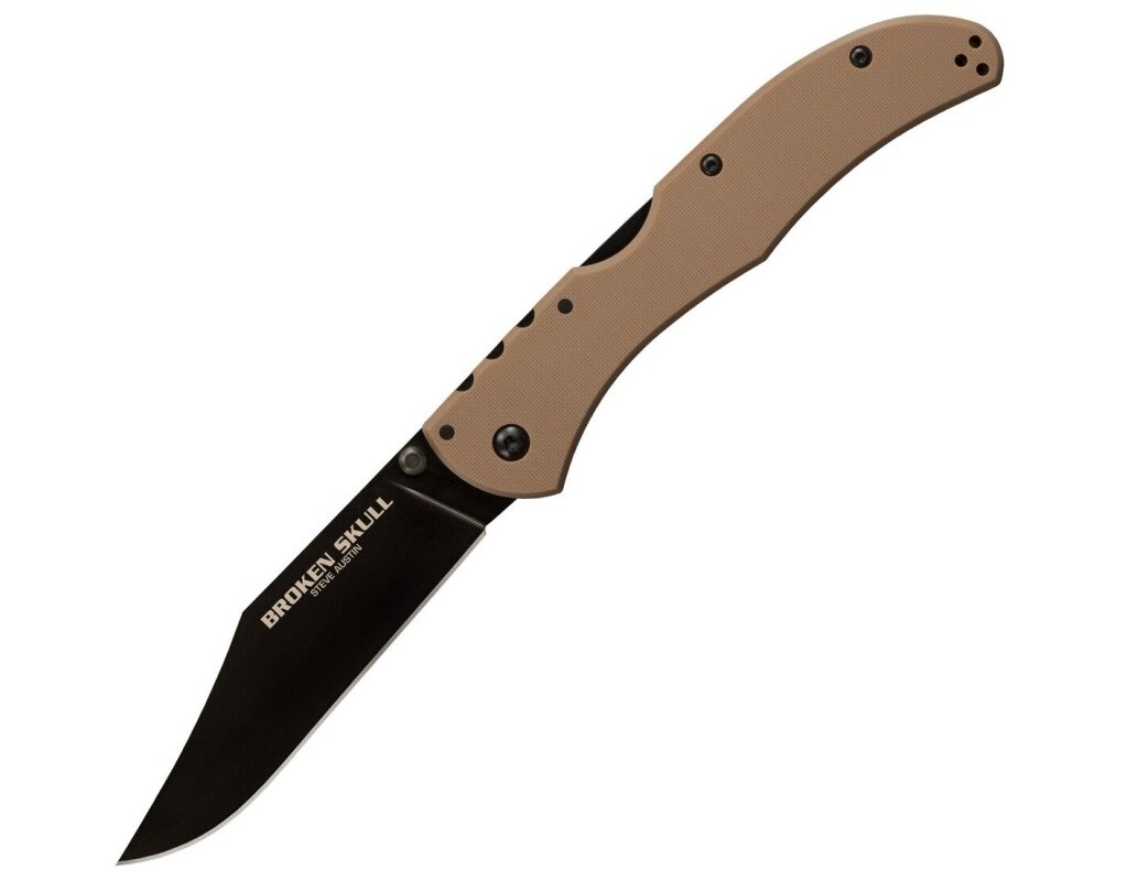 Nóż składany Cold Steel Broken Skull 2 Coyote Tan CTS XHP