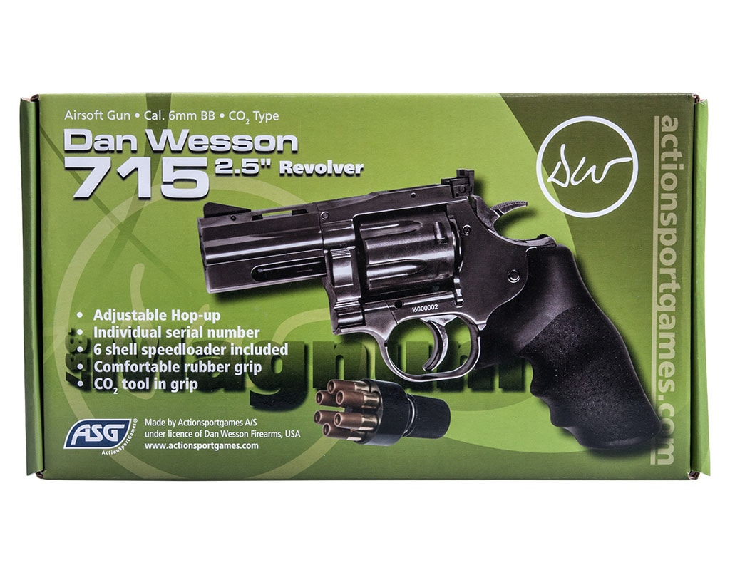 Rewolwer GNB ASG Dan Wesson 715 2,5'' Steel Grey