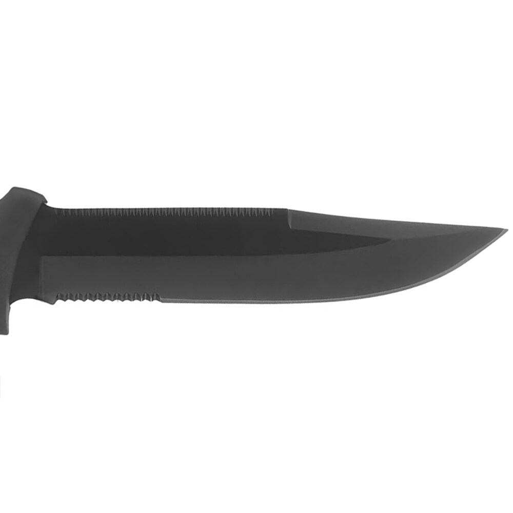 Ніж Mil-Tec Combat Knife Rubber Handle - Black