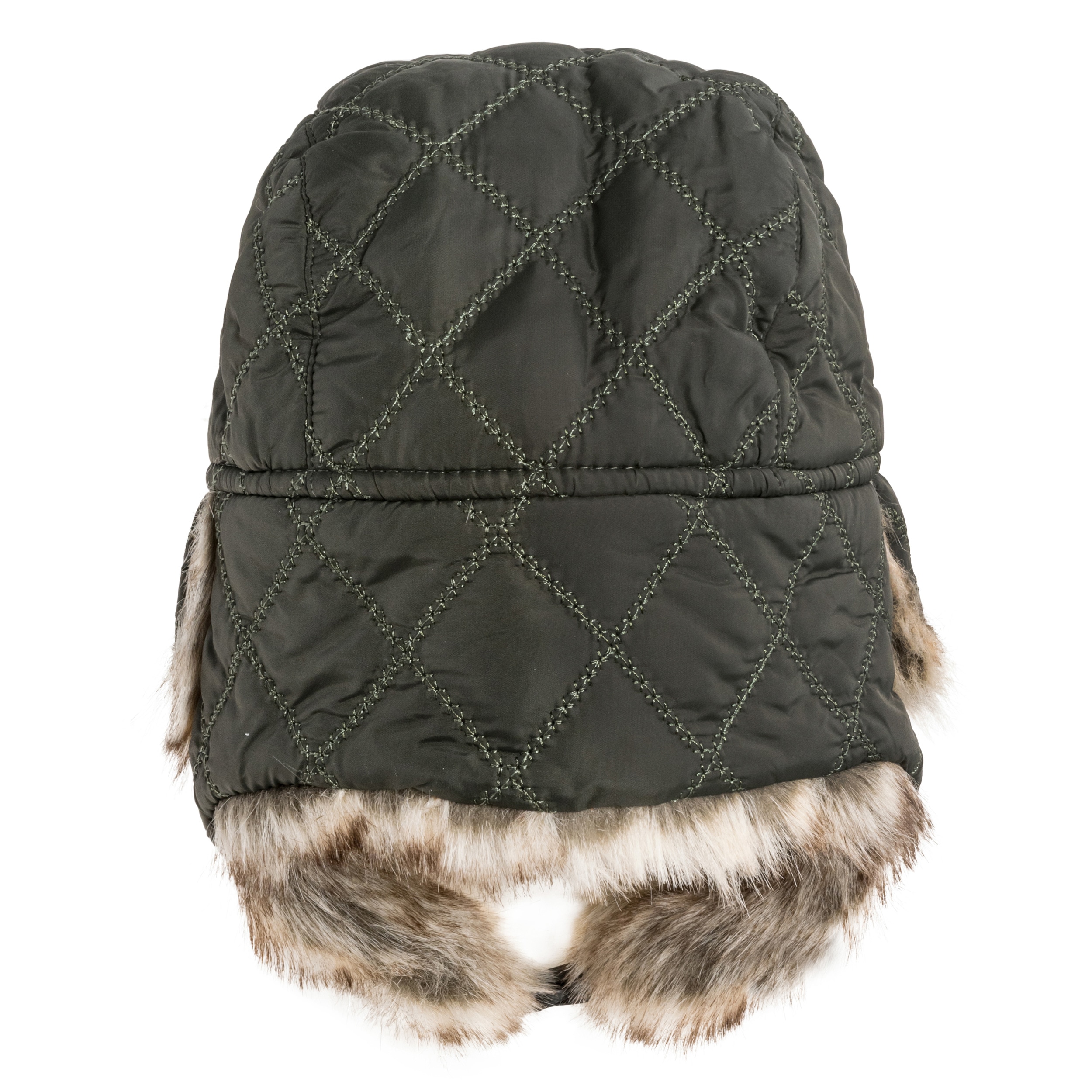 Czapka Mil-Tec Winter Faux-Fur - Olive