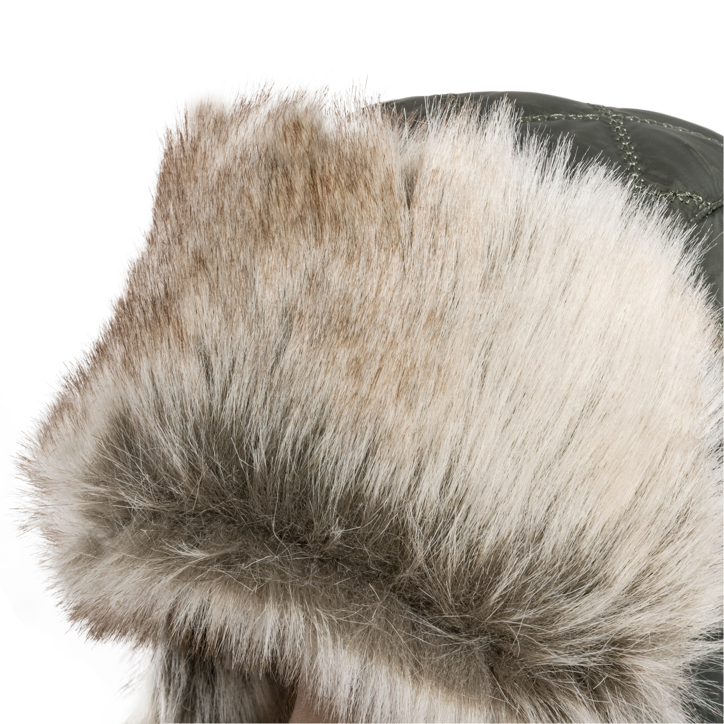 Czapka Mil-Tec Winter Faux-Fur - Olive