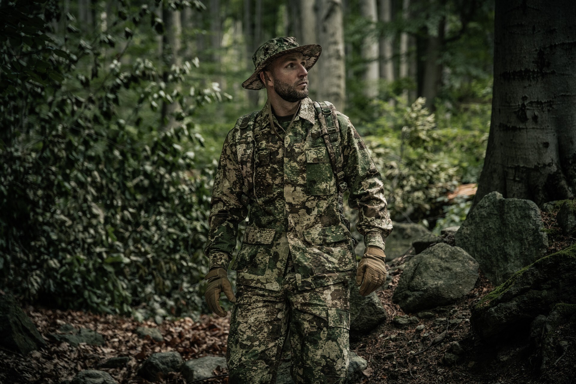 Kapelusz Mil-Tec US GI Boonie Trilaminat - Phantomleaf WASP I Z2