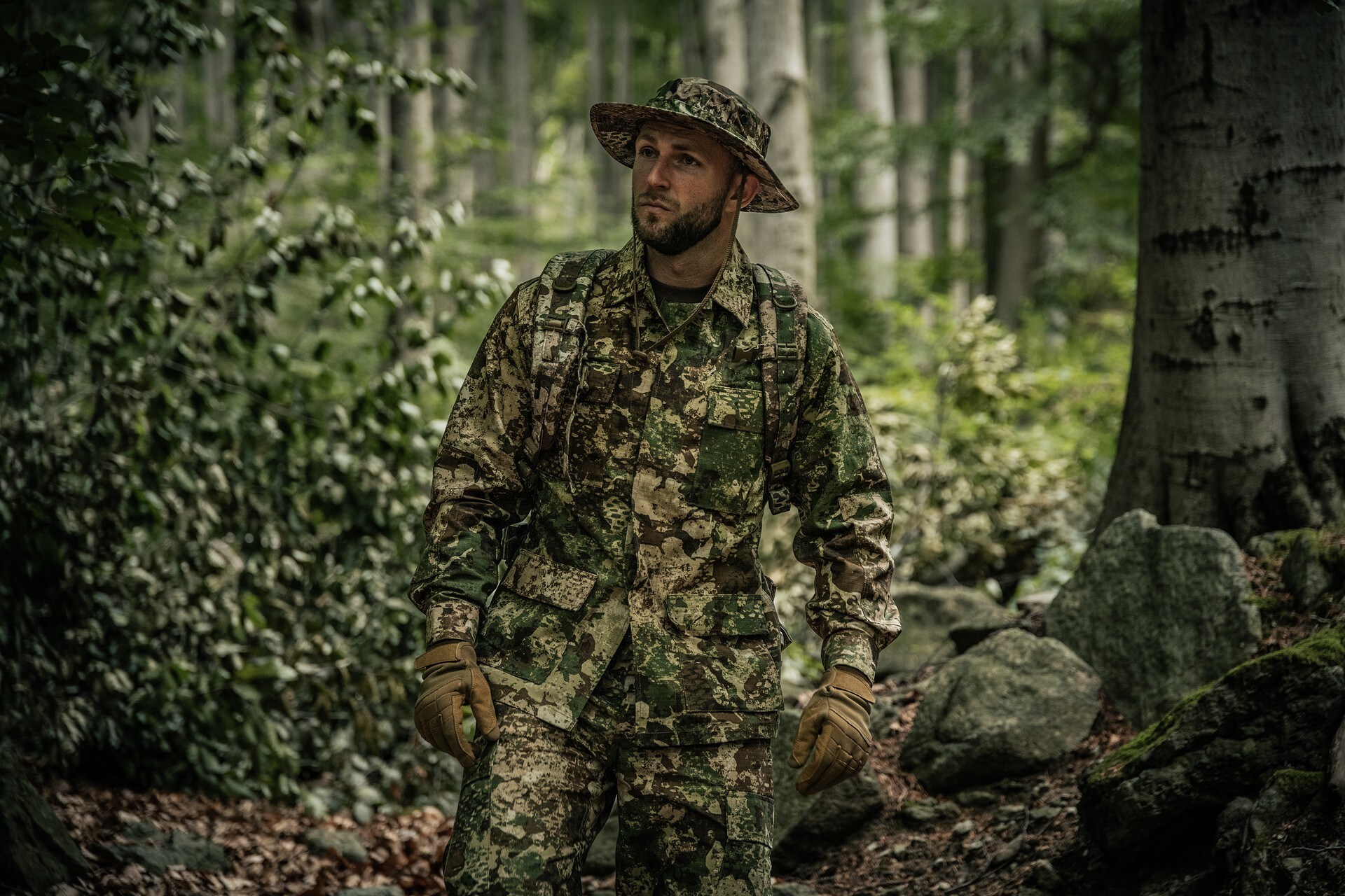 Kapelusz Mil-Tec US GI Boonie Trilaminat - Phantomleaf WASP I Z2