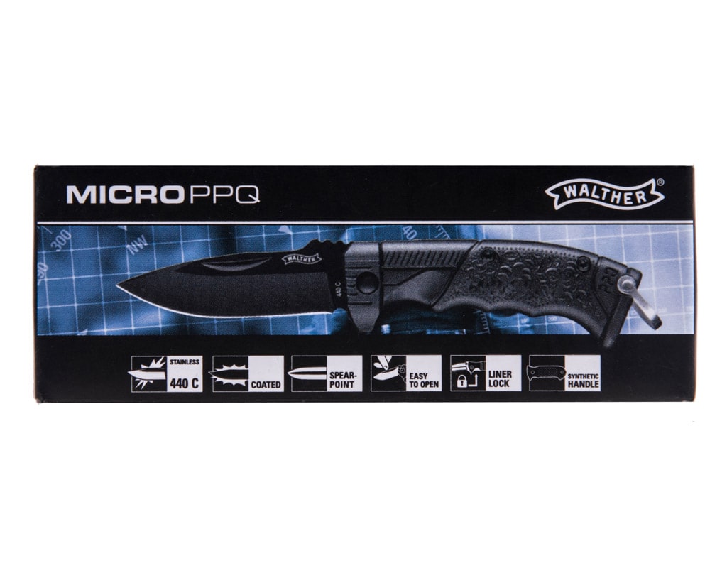 Nóż składany Walther PPQ Micro 440C
