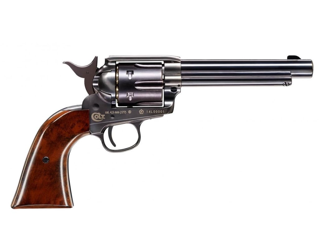 Wiatrówka - rewolwer Colt Single Action Army 45 Peacemaker Blued 5,5