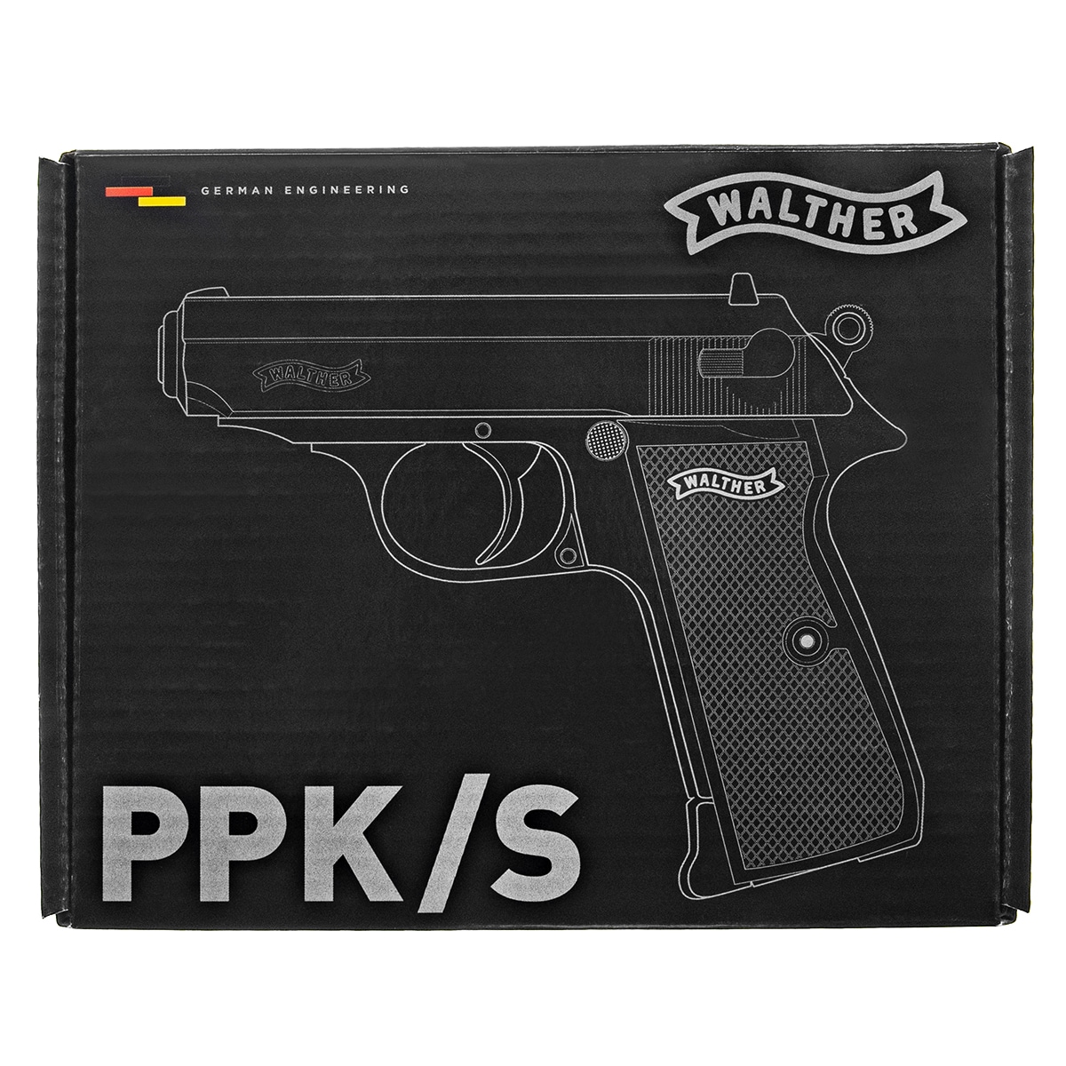 Wiatrówka Walther PPK/S Black 4,5 mm