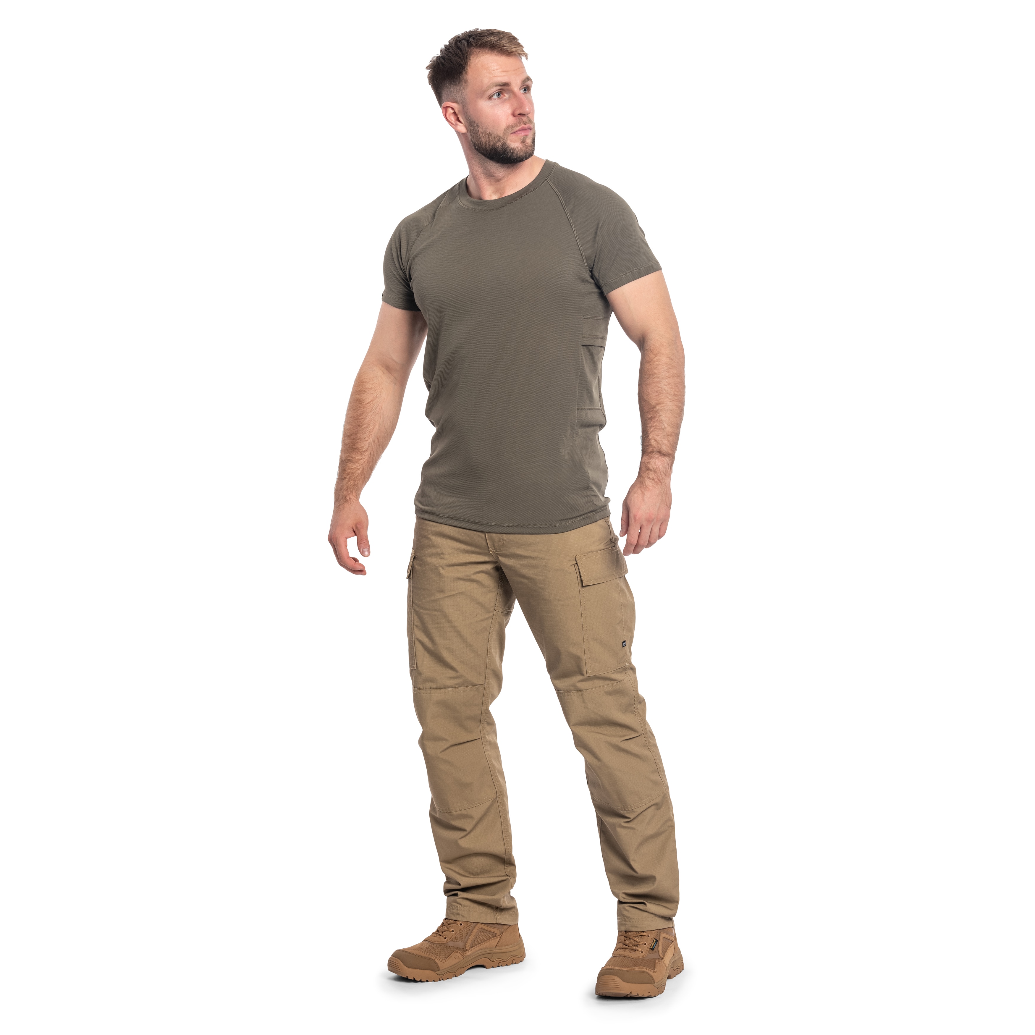 Термоактивна футболка Helikon-Tex Quickly Dry Functional К/Р - Olive Green