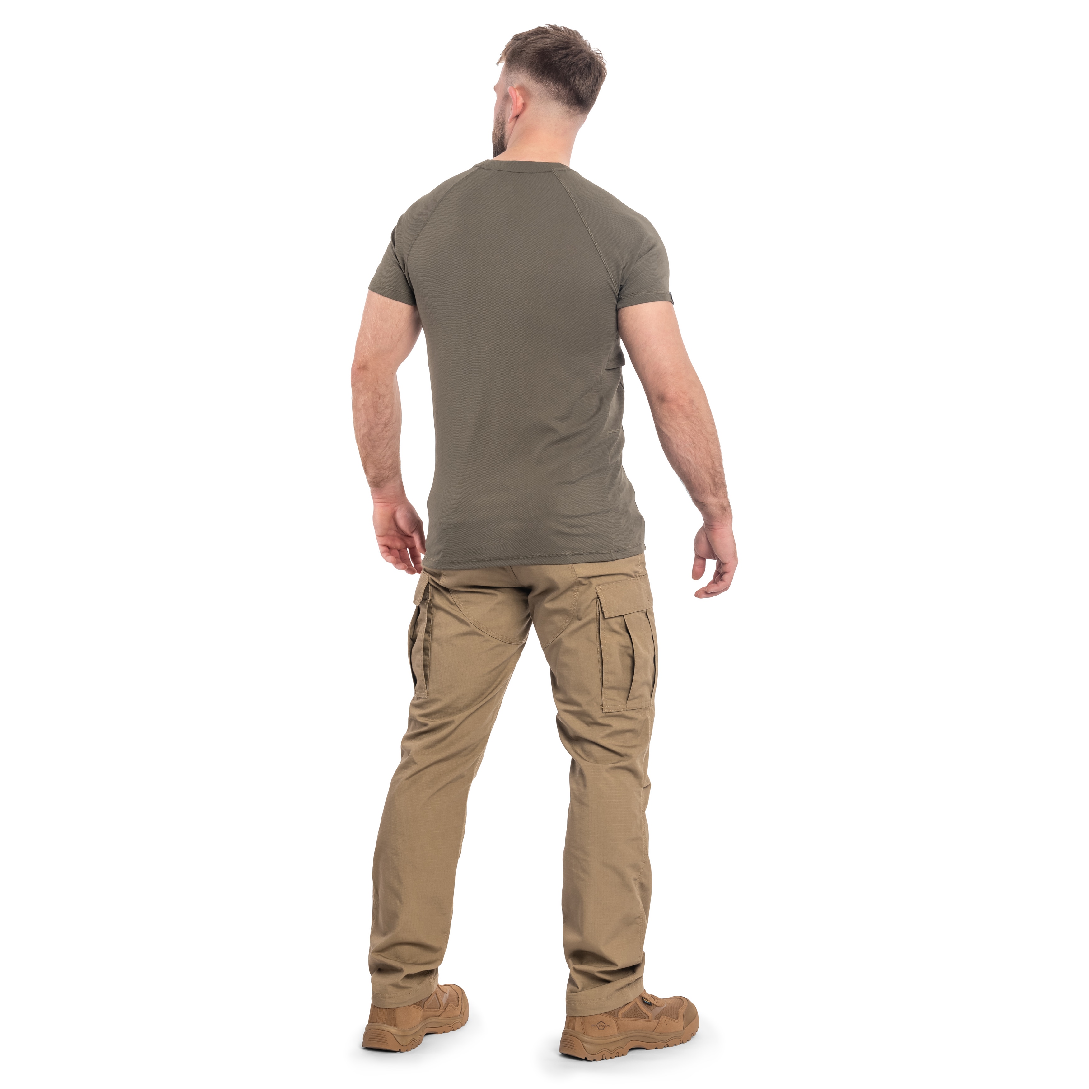 Термоактивна футболка Helikon-Tex Quickly Dry Functional К/Р - Olive Green