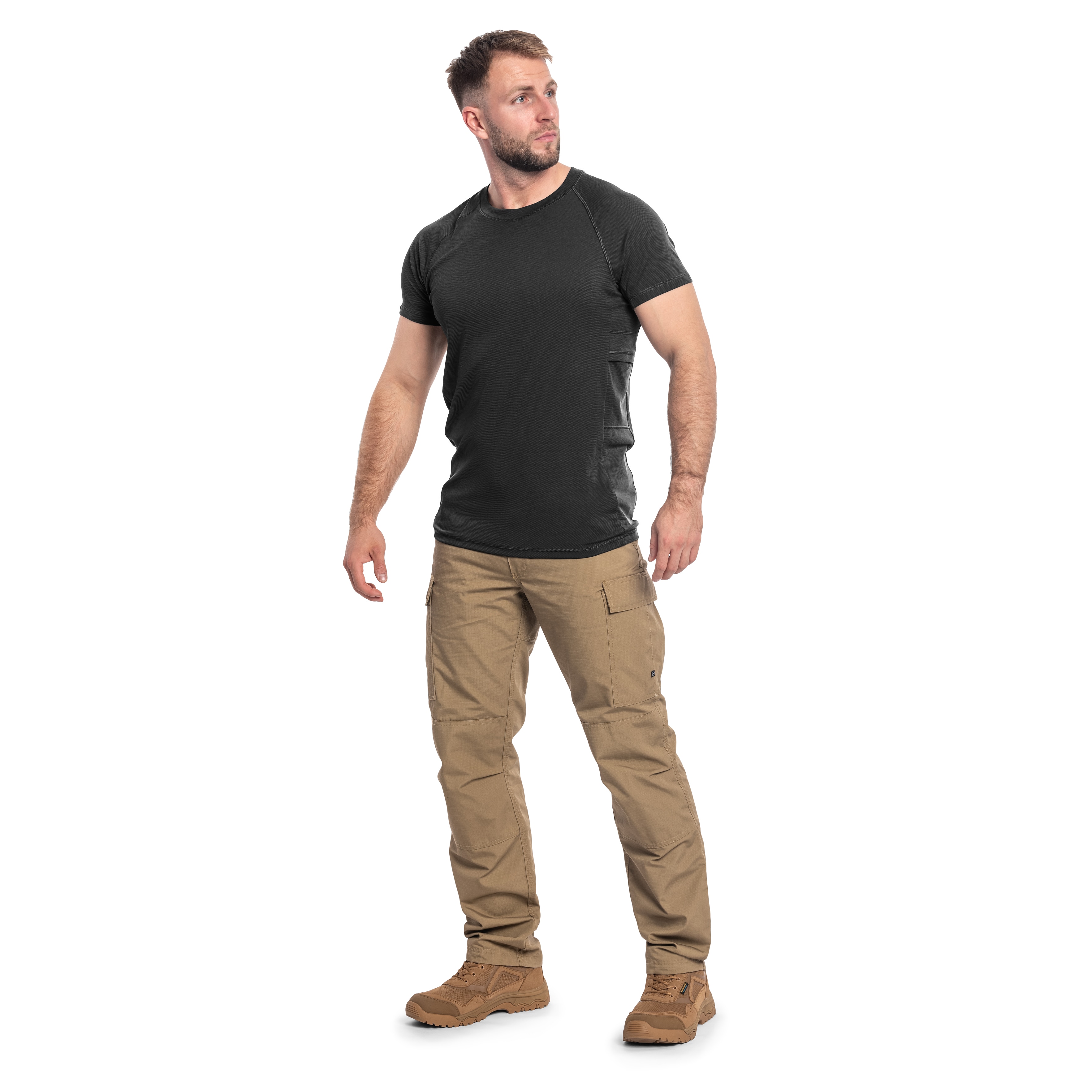 Koszulka termoaktywna Helikon-Tex Quickly Dry Functional K/R - Black
