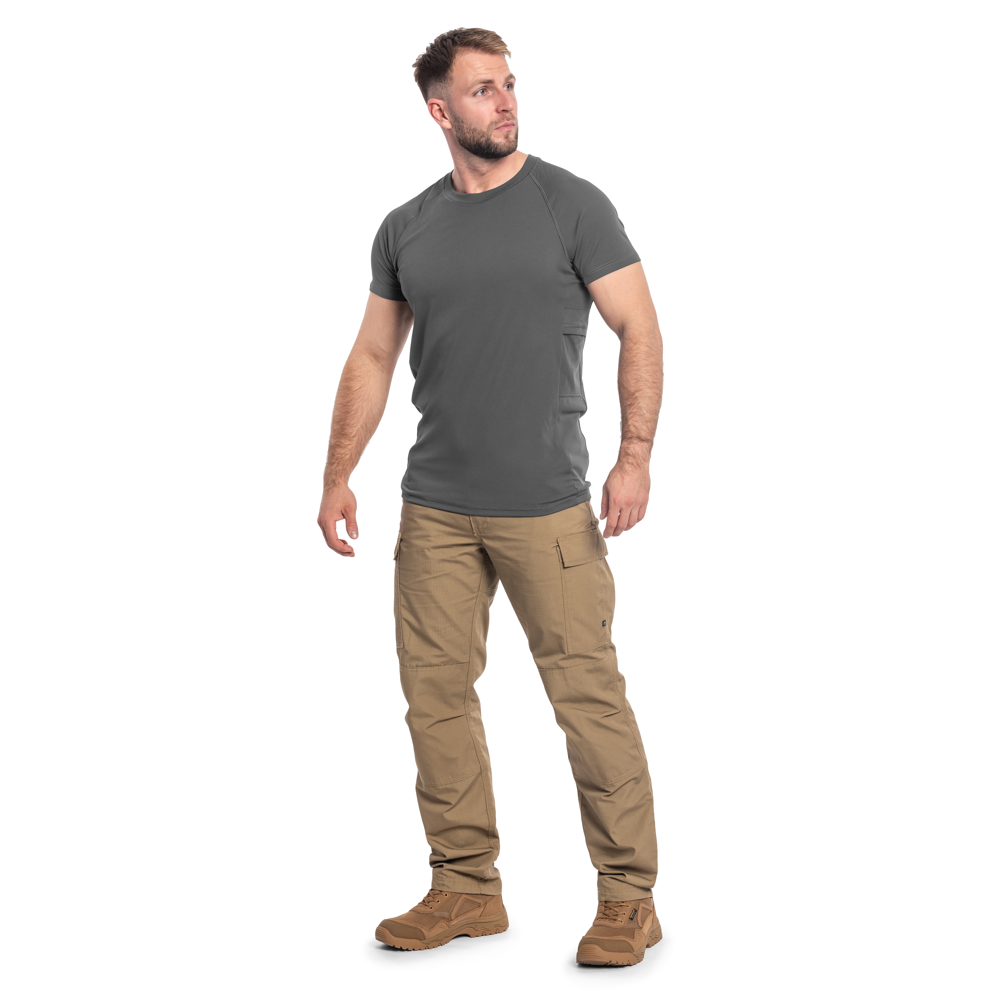 Термоактивна футболка Helikon-Tex Quickly Dry Functional К/Р - Shadow Grey