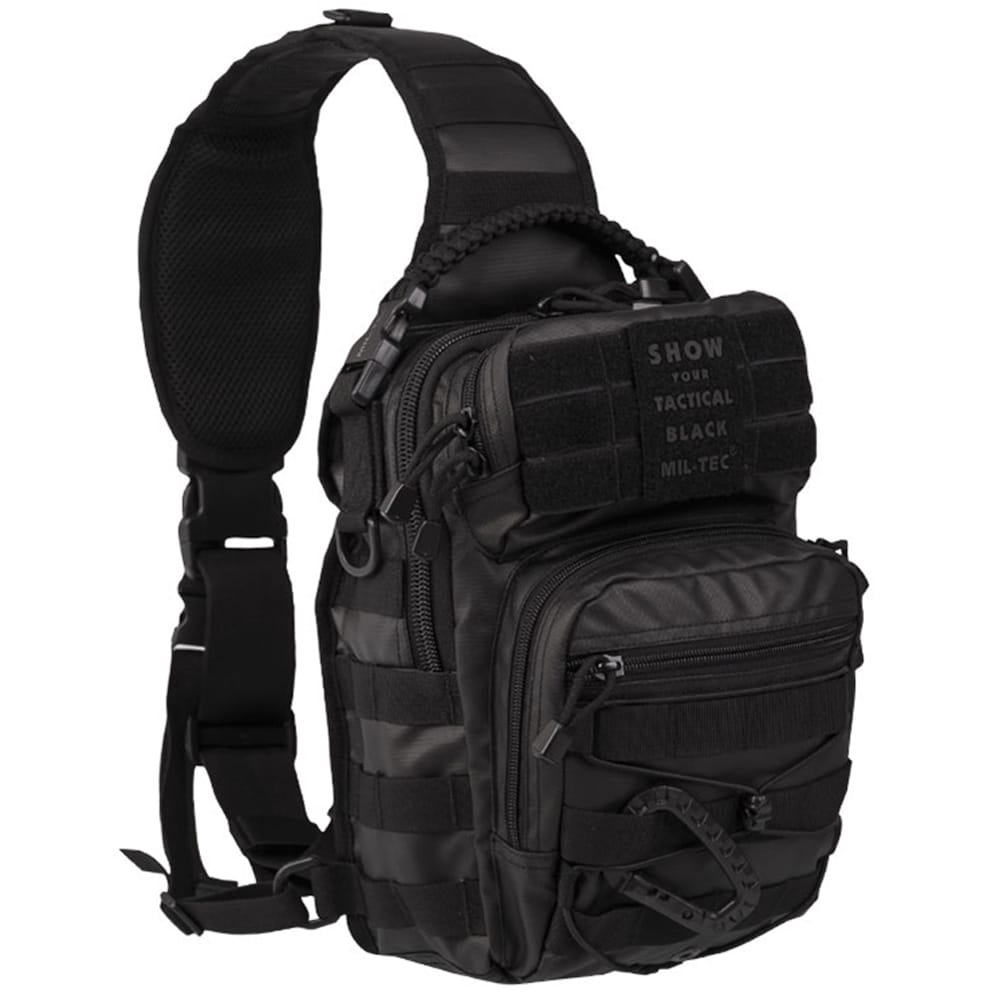 Рюкзак через плече Mil-Tec One Strap Assault 10 л - Tactical Black